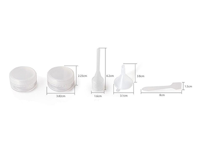 9 PIECES TRAVEL COSMETIC REFILLABLE BOTTLES SET