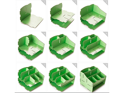 DIY desk organizer 
