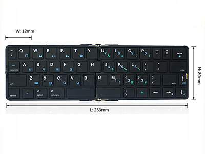 Mini Wireless Foldable Keyboard
