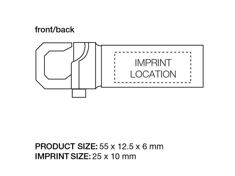 METAL HOOK FLASH USB DRIVE