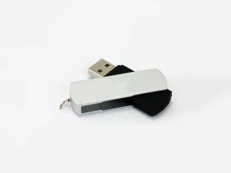 PLASTIC SWIVEL USB FLASH DRIVE