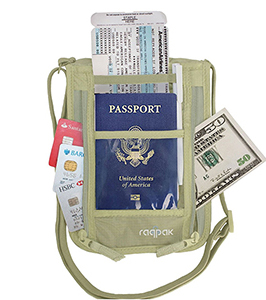TRAVEL NECK WALLET